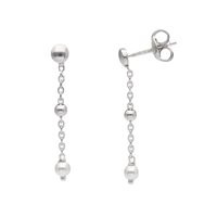 Earrings Gogo Woman Classic in Silver Perla 267628
